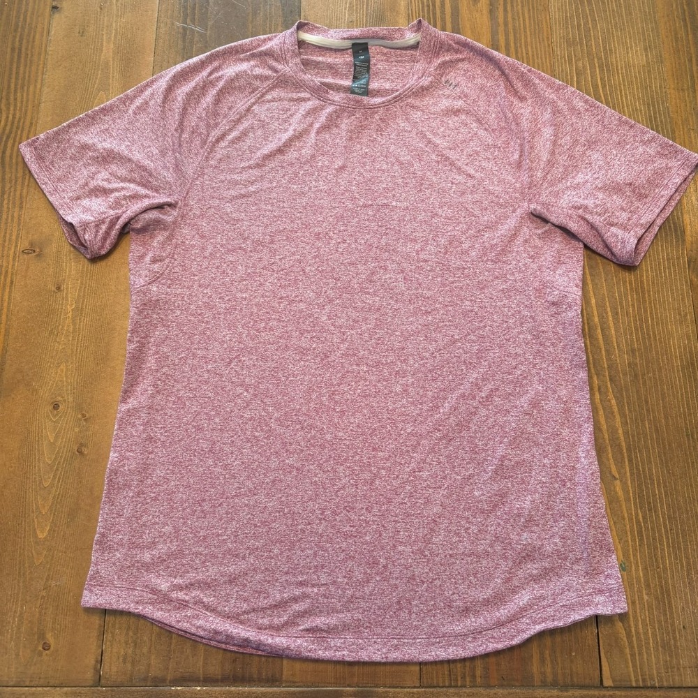 Lululemon Mens License to Train Shirt Medium Pink Athletic